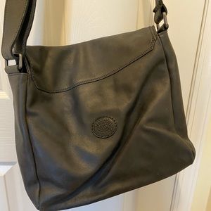 Roots leather satchel